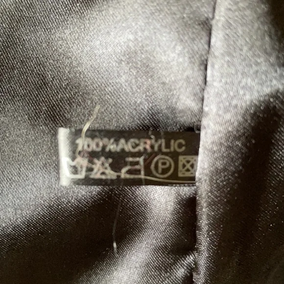 Faux Fur Shaggy Hook Closure Vest M - Picture 6 of 7